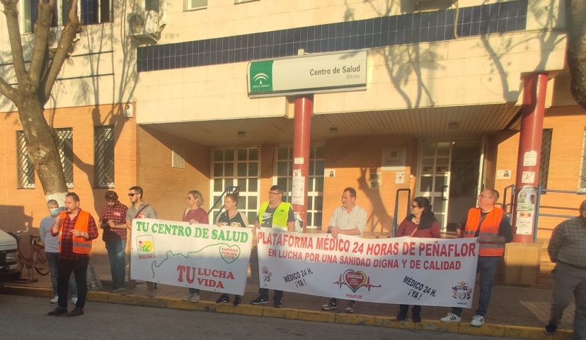 Brenes contin&uacute;a con la lucha por la defensa de la Sanidad P&uacute;blica