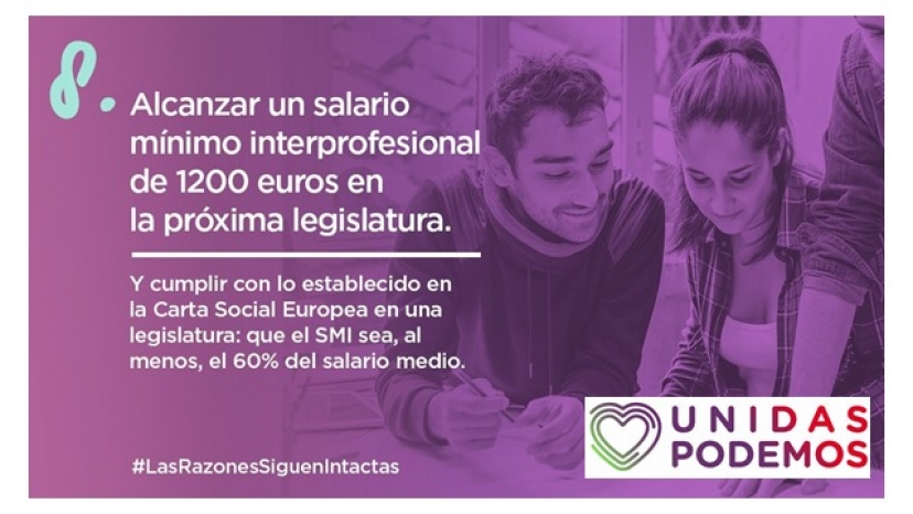 Programa electoral de UNIDAS PODEMOS (2ª entrega de 3)