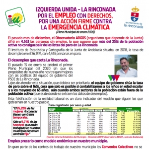 Comunicado sobre empleo y fracking