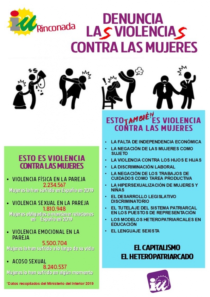 Denuncia laS violenciaS contra las mujeres