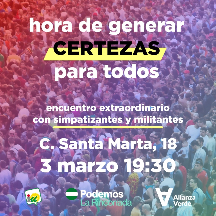 Hora de generar certezas para todos