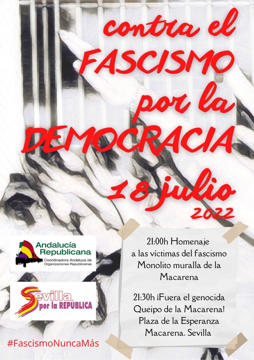 contra el FASCISMO por la DEMOCRACIA